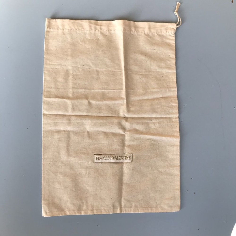 Frances Valentine New Authentic dust bag 9.87"X14"